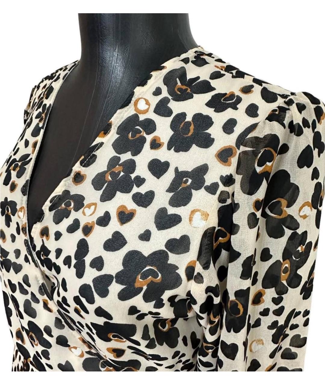 LIU JO Мульти полиэстеровое повседневное платье, фото 3