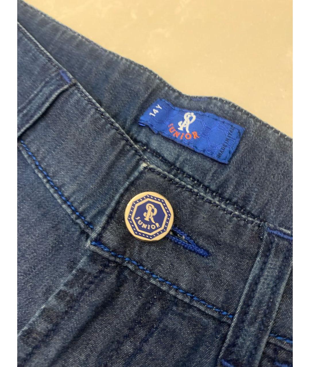 STEFANO RICCI KIDS Темно-синие детские джинсы, фото 6