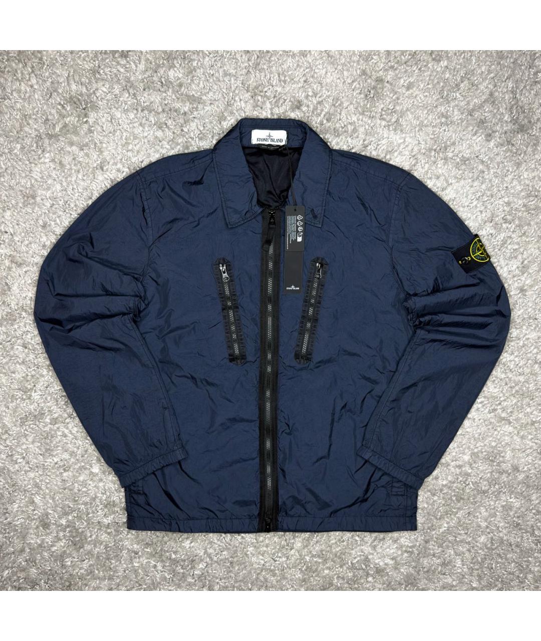 STONE ISLAND Темно-синяя куртка, фото 8