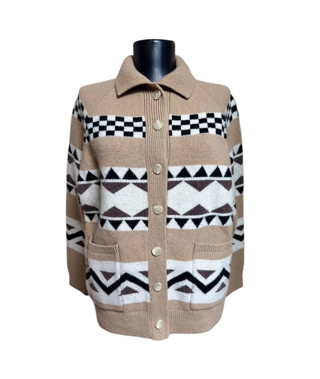 LEVI'S Бежевый шерстяной кардиган, фото 9