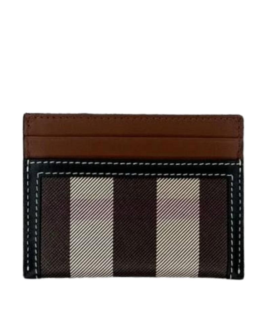 BURBERRY Коричневый кардхолдер, фото 1