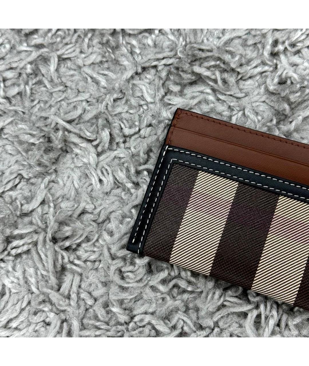 BURBERRY Коричневый кардхолдер, фото 3