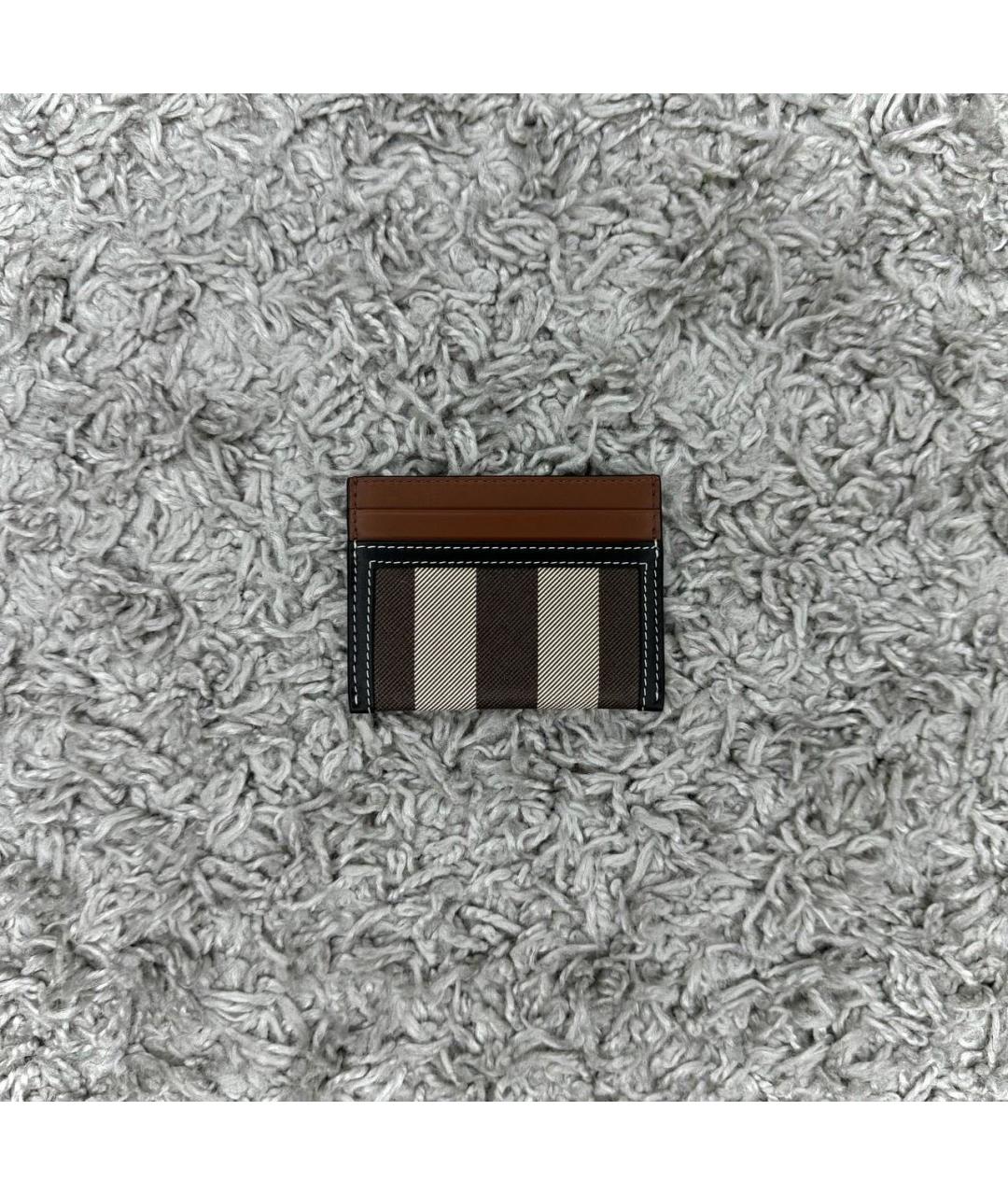 BURBERRY Коричневый кардхолдер, фото 2