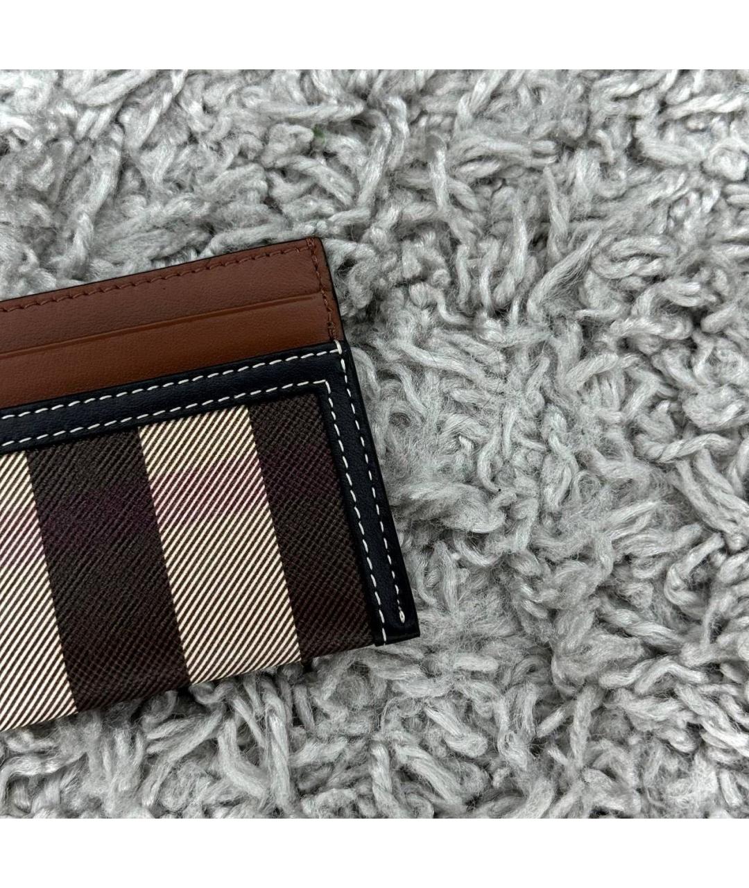 BURBERRY Коричневый кардхолдер, фото 5