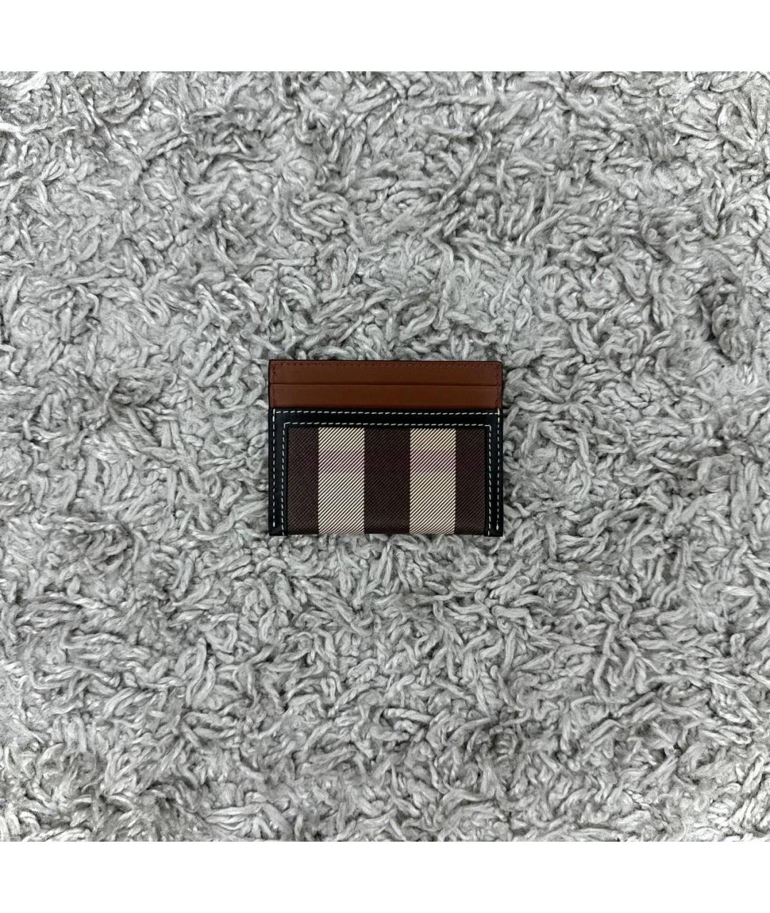 BURBERRY Коричневый кардхолдер, фото 6