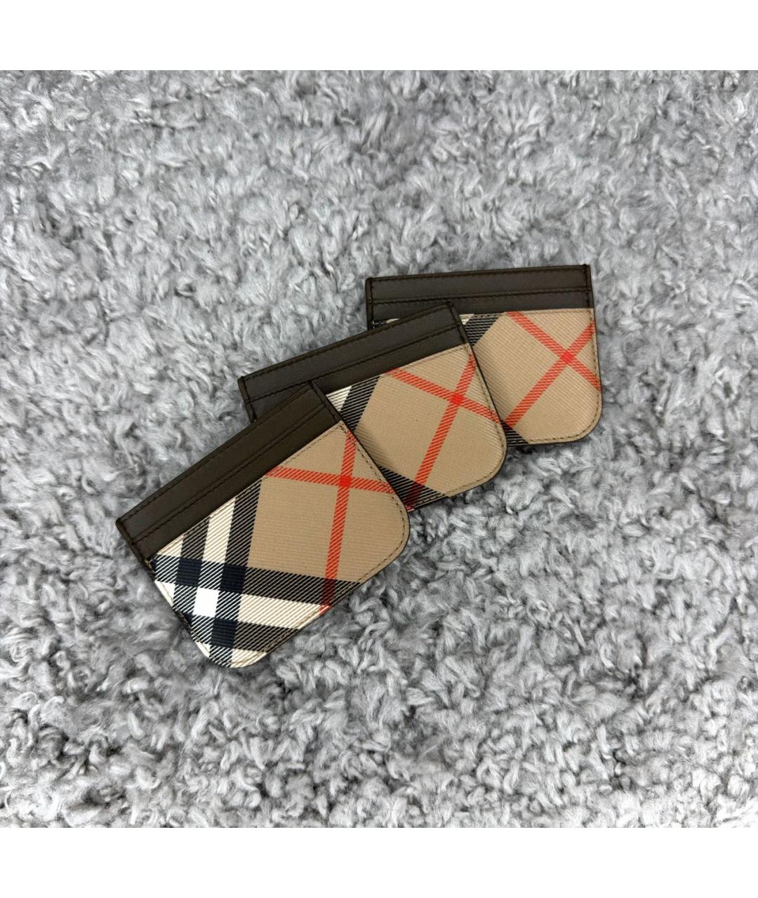 BURBERRY Бежевый кардхолдер, фото 3