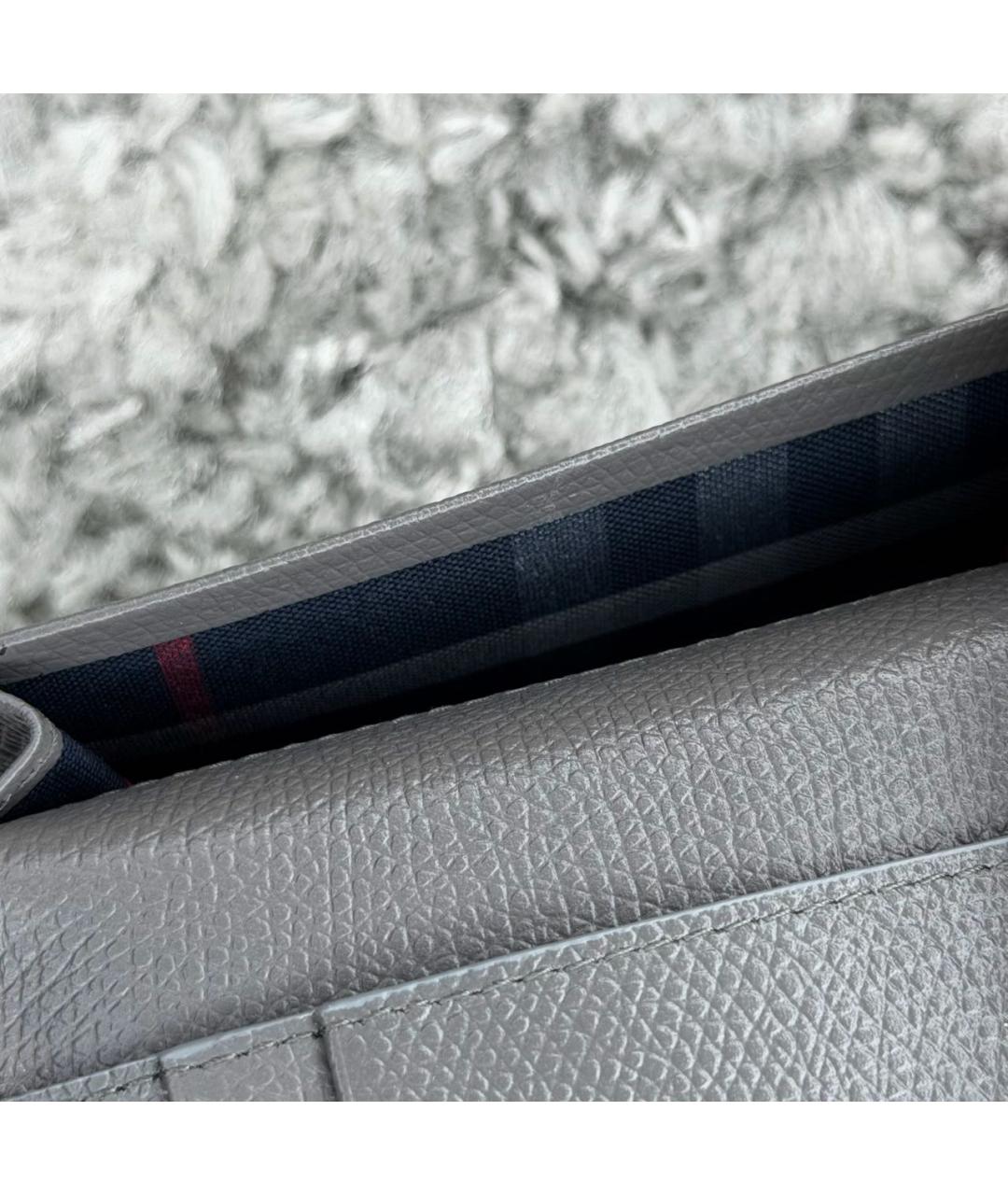 BURBERRY Серый кошелек, фото 6