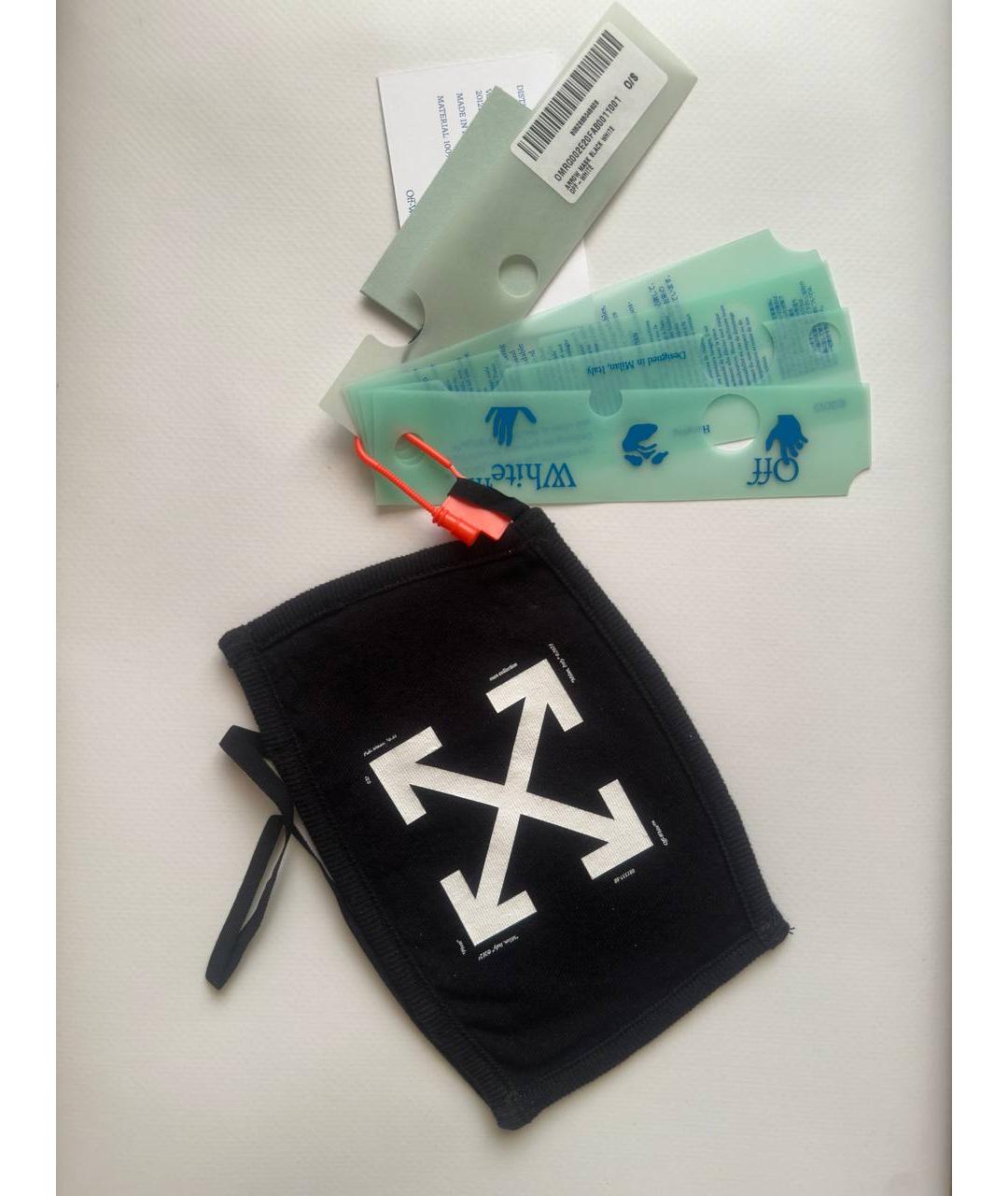 OFF-WHITE Черная повязка на голову, фото 5