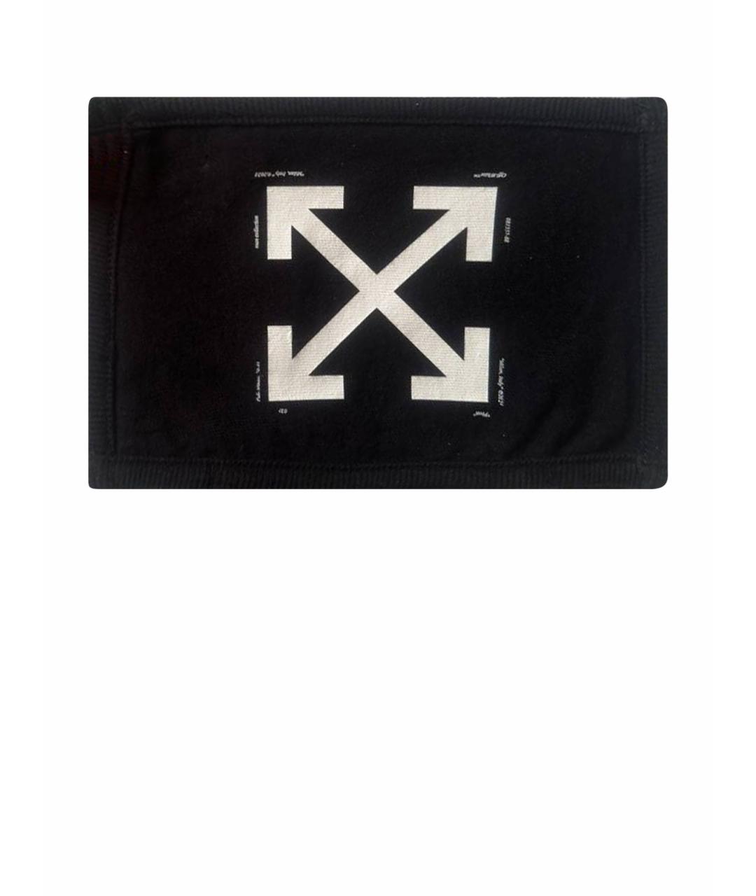 OFF-WHITE Черная повязка на голову, фото 1