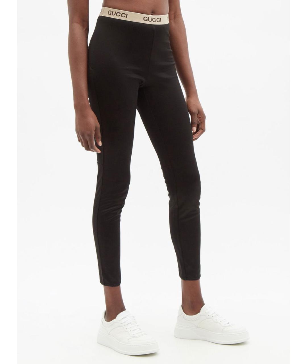 GUCCI Черные леггинсы и велосипедки, фото 2