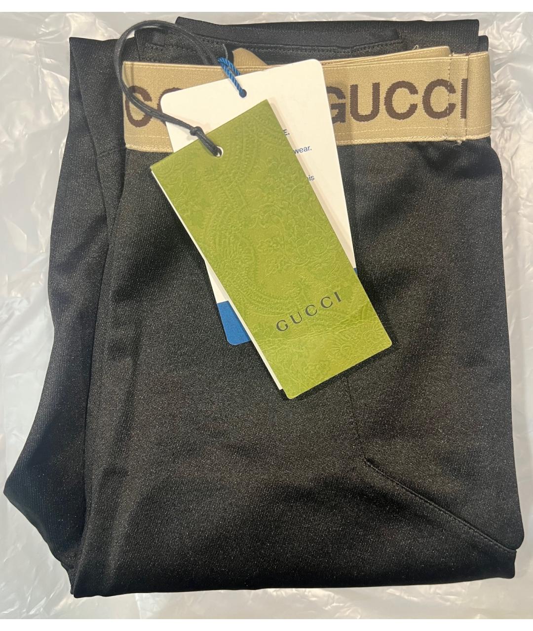 GUCCI Черные леггинсы и велосипедки, фото 5