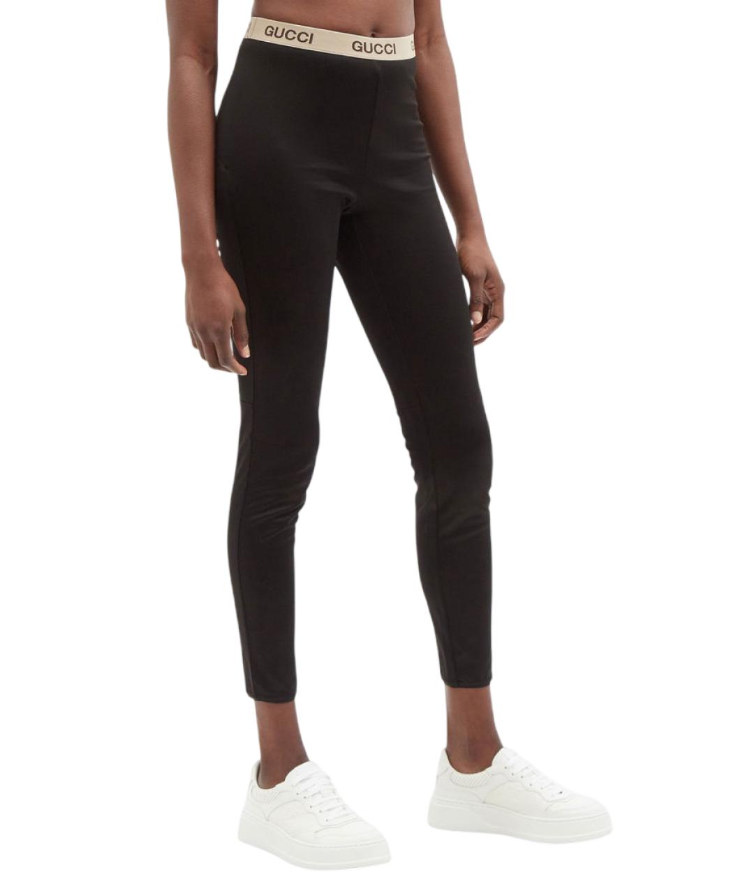 GUCCI Черные леггинсы и велосипедки, фото 2