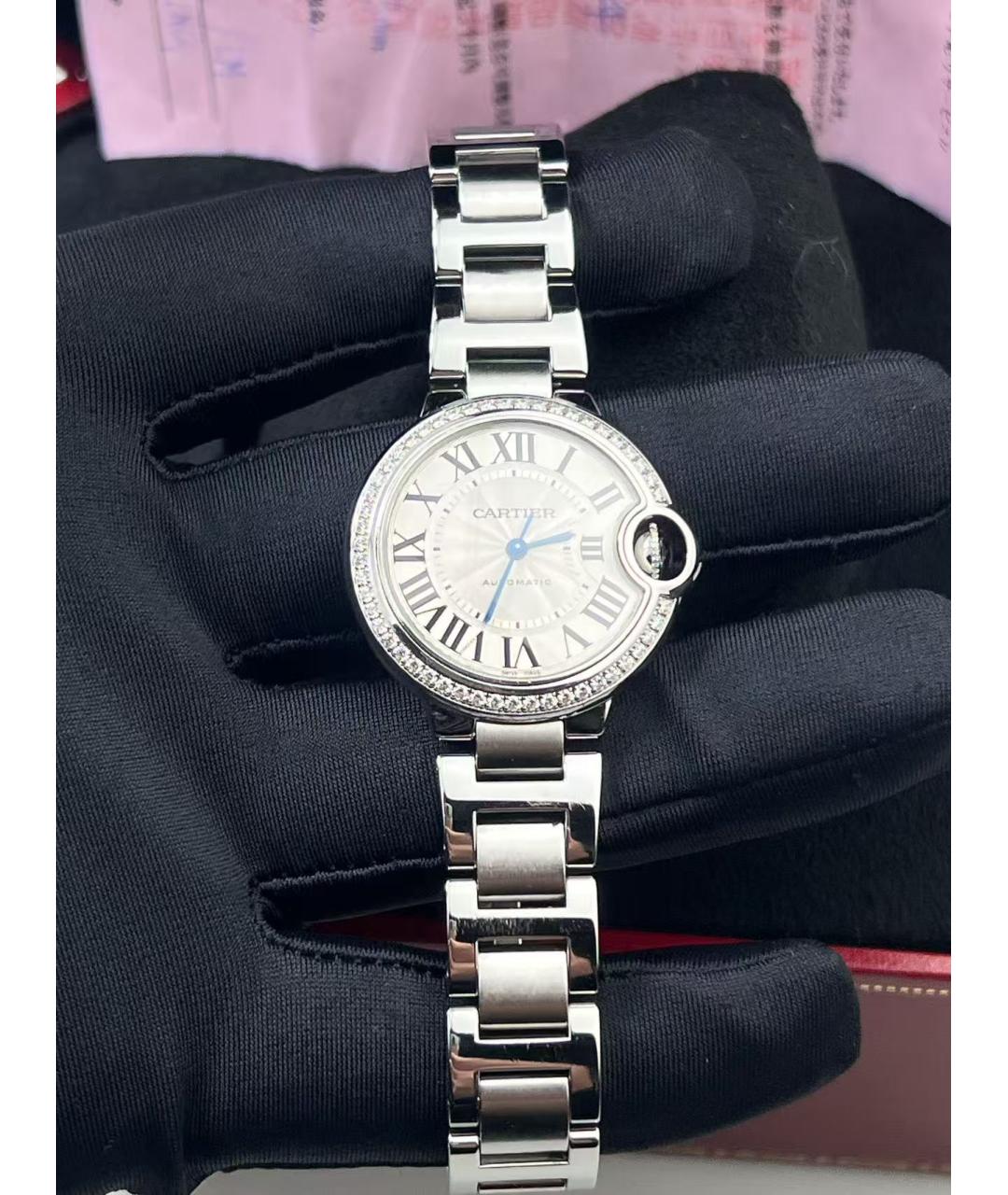 CARTIER Серебряные часы, фото 3