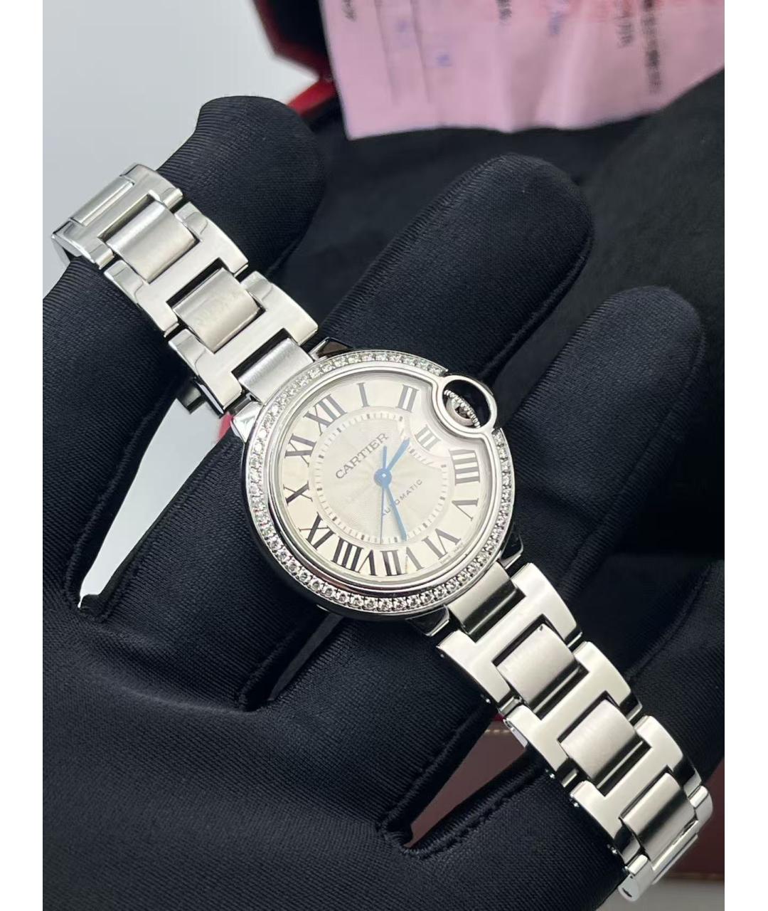 CARTIER Серебряные часы, фото 4