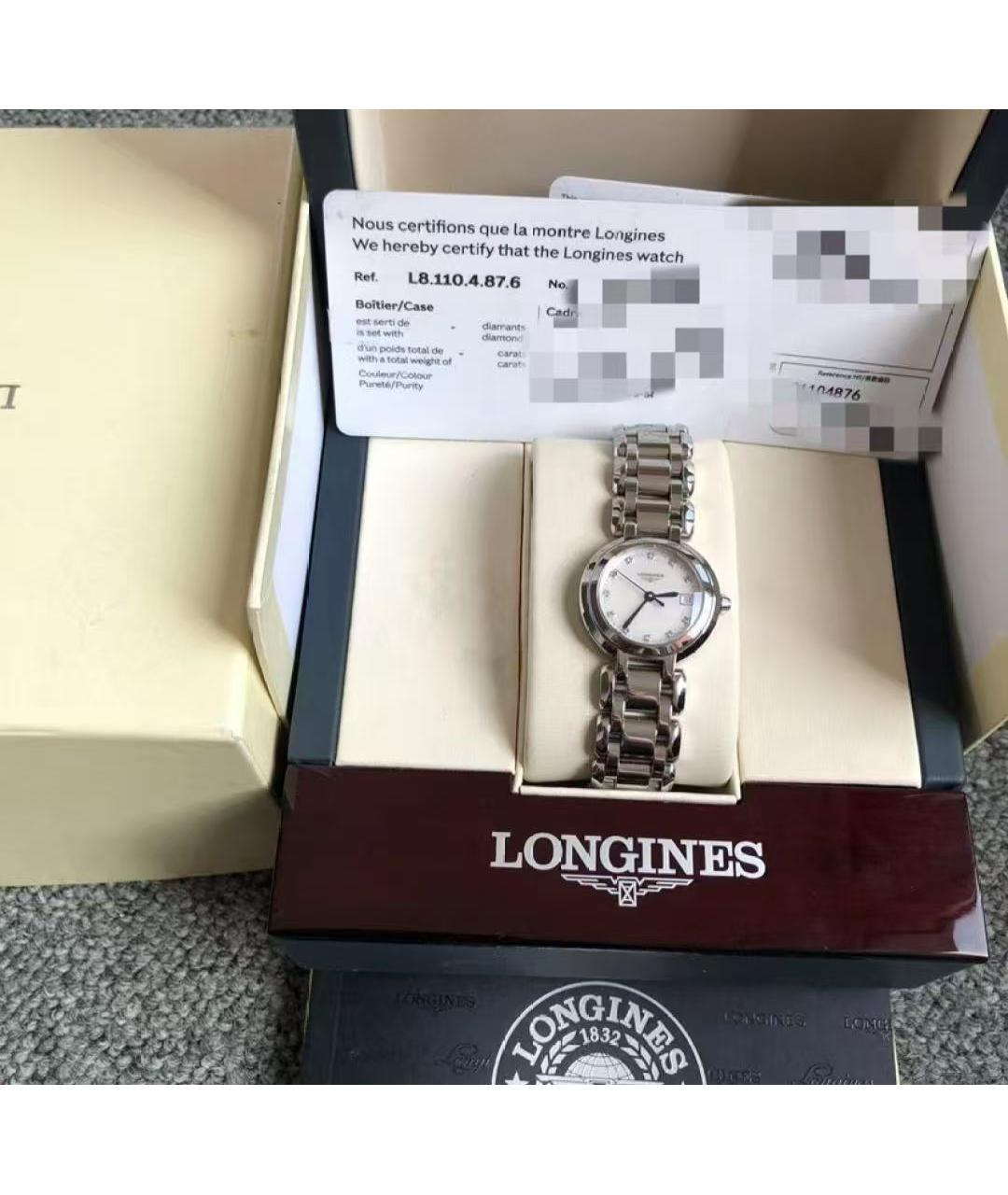 LONGINES Серебряные часы, фото 6