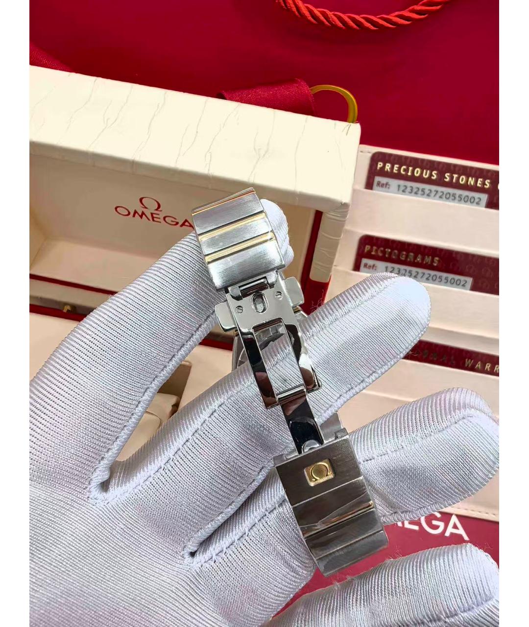 OMEGA Серебряные часы, фото 6