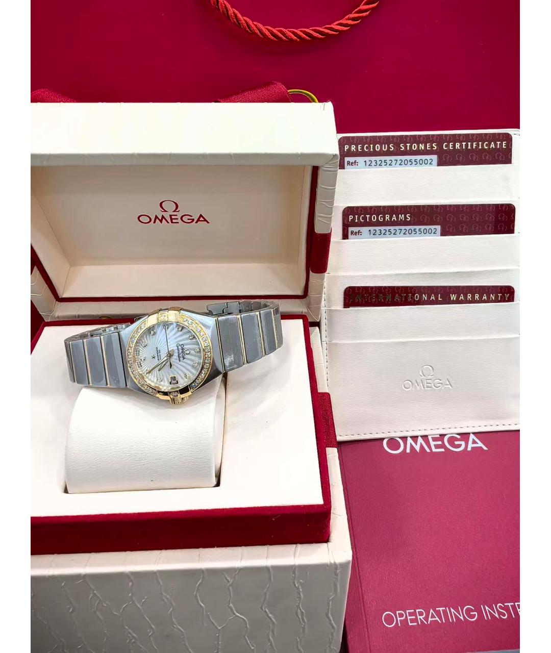 OMEGA Серебряные часы, фото 7