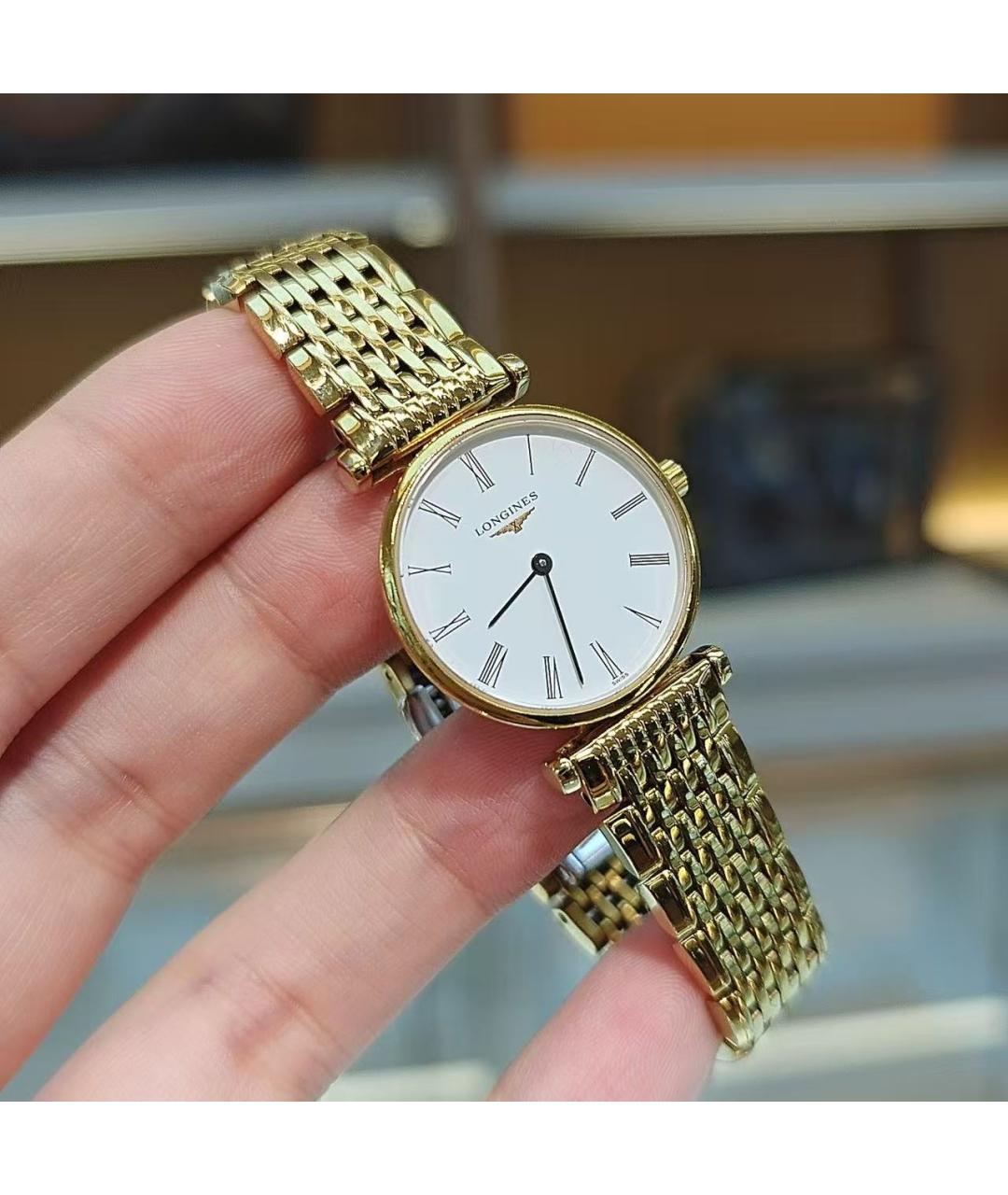 LONGINES Золотые часы, фото 4