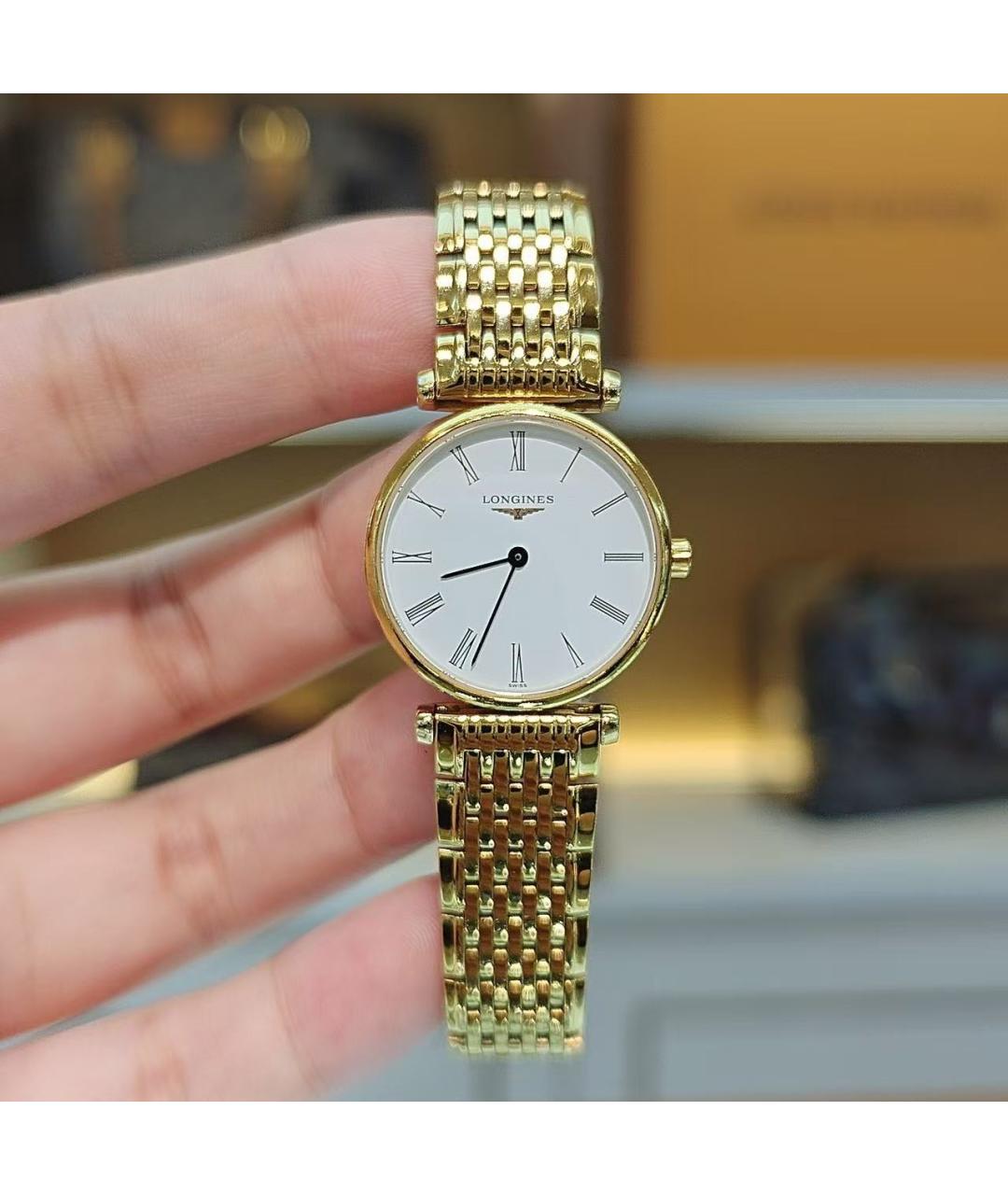 LONGINES Золотые часы, фото 6