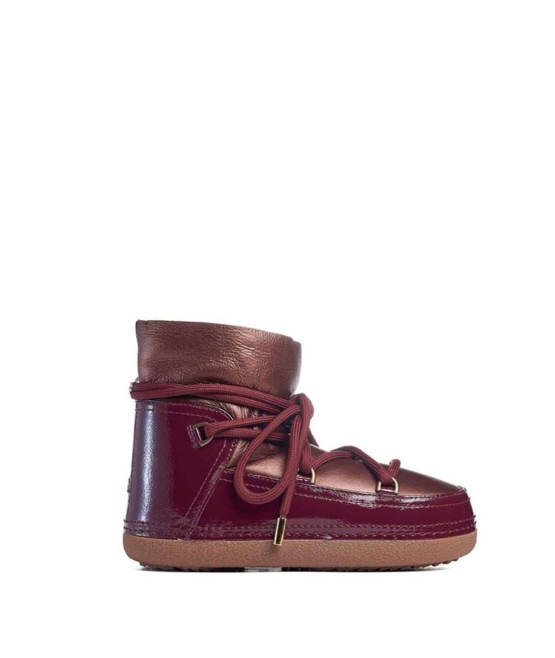 INUIKII Бордовые кожаные сапоги, фото 5