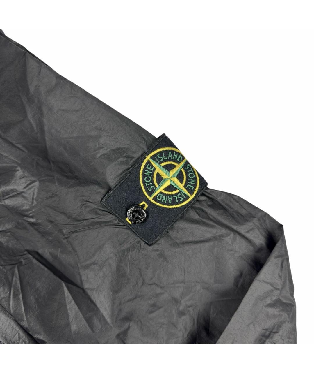 STONE ISLAND Черная полиамидовая куртка, фото 4