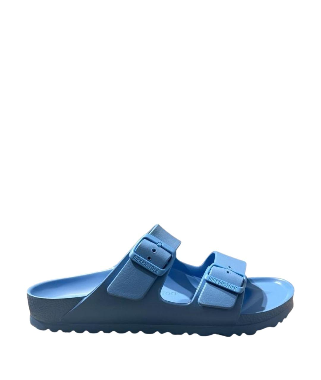 BIRKENSTOCK Синие резиновые шлепанцы, фото 1