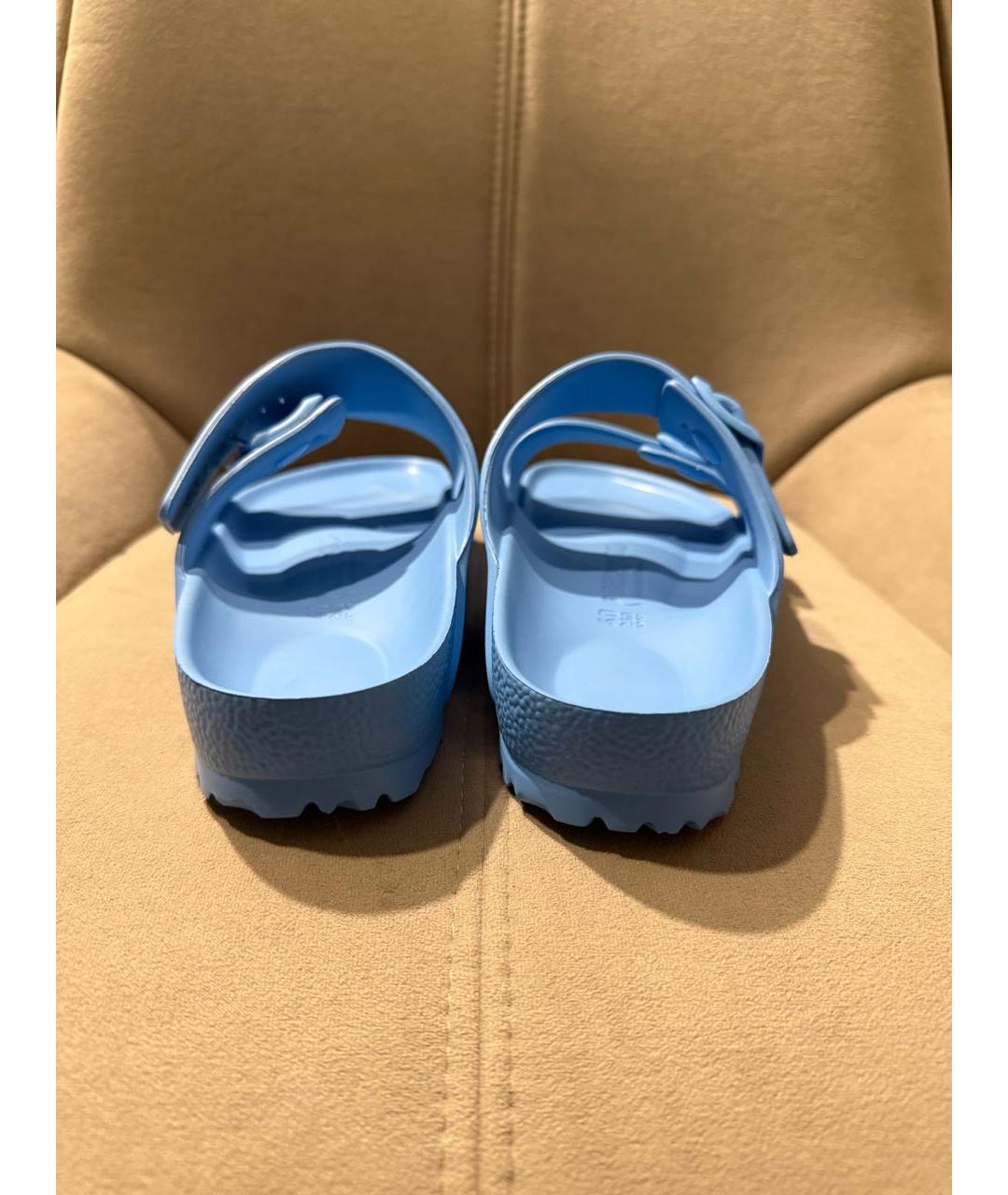 BIRKENSTOCK Синие резиновые шлепанцы, фото 4