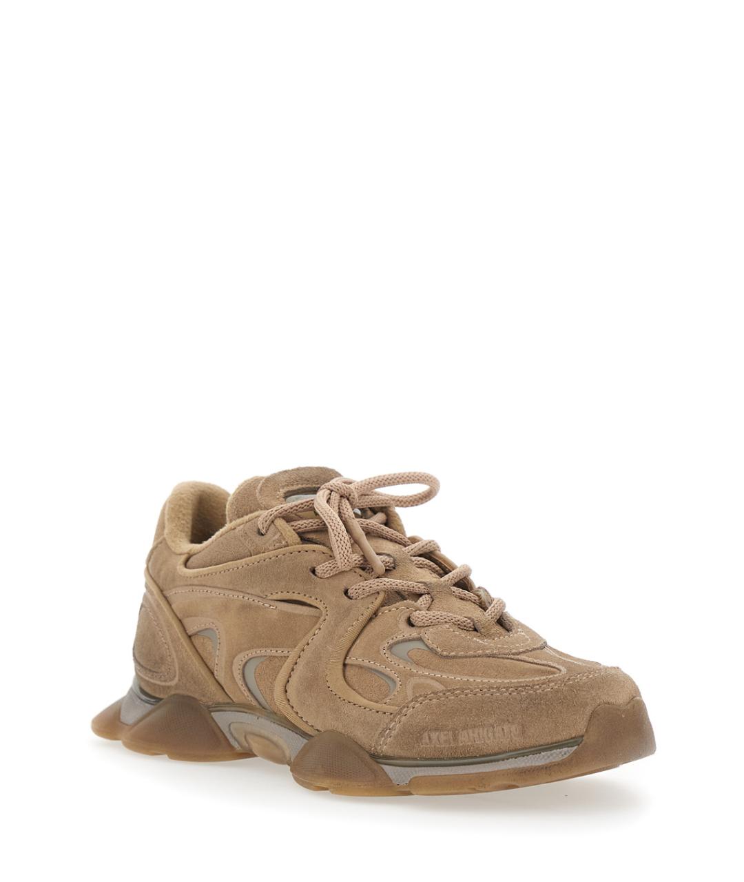 AXEL ARIGATO Бежевые кожаные кроссовки, фото 2