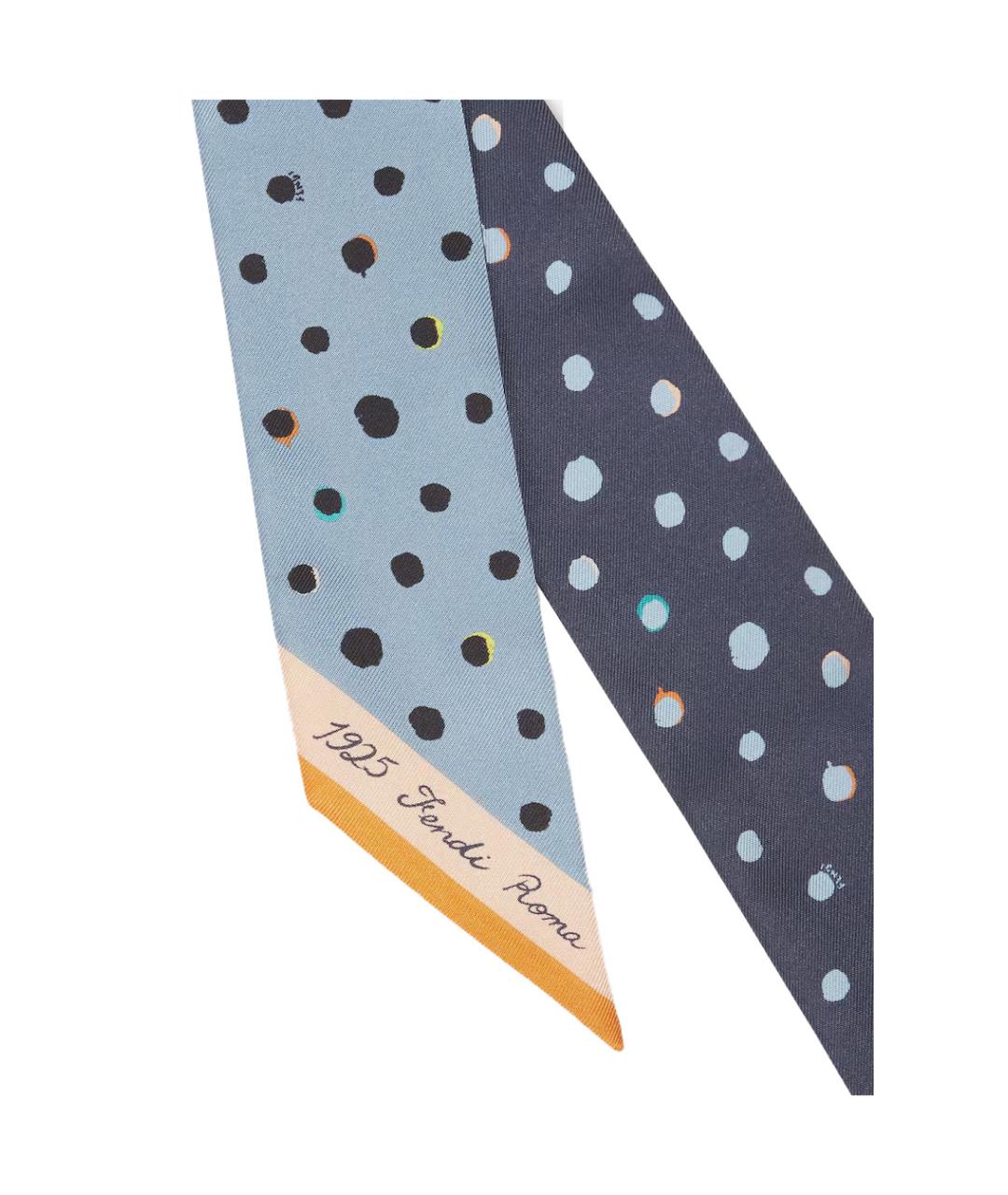 FENDI Мульти шелковый шарф, фото 2