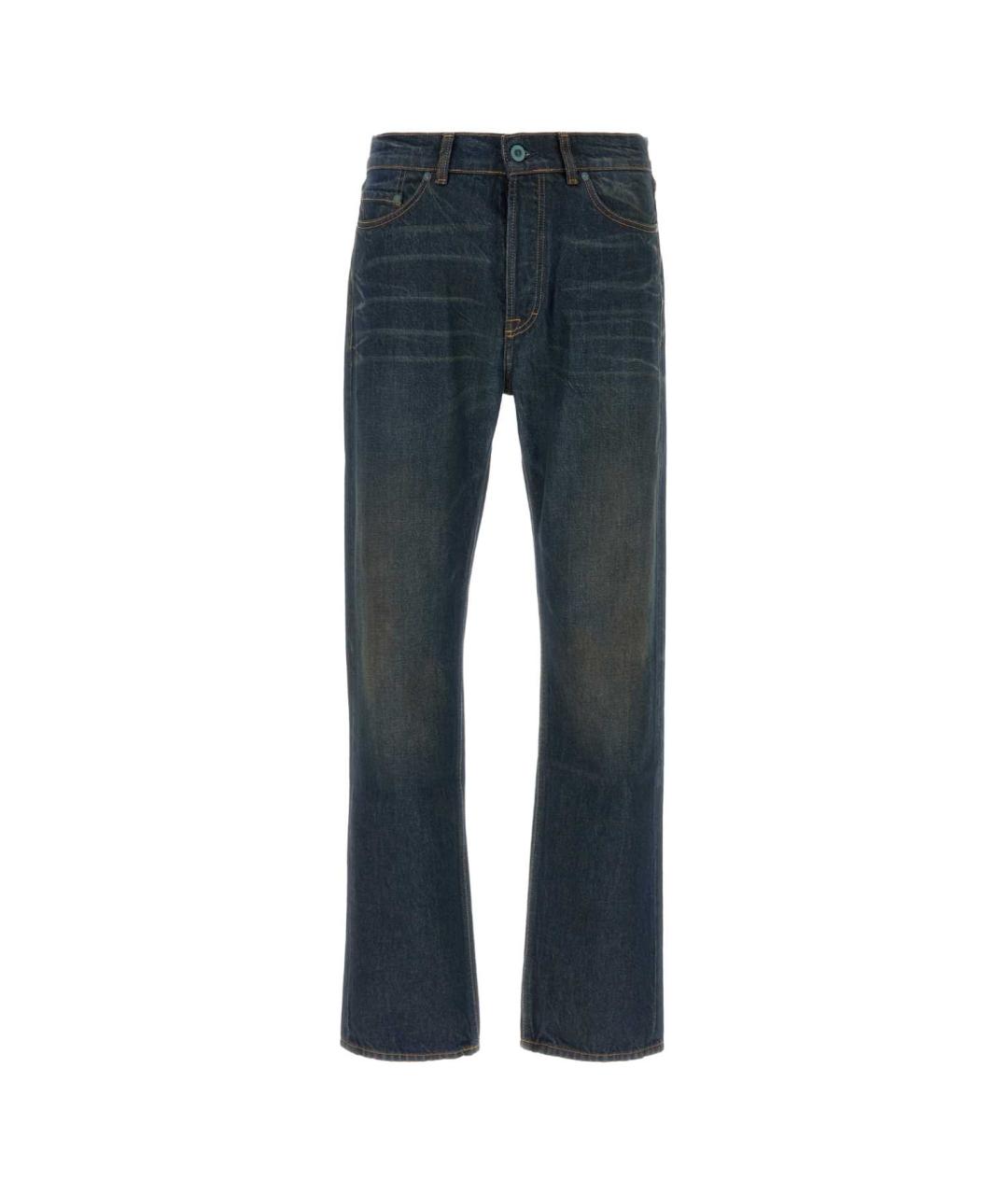 OUR LEGACY Синие хлопковые прямые джинсы, фото 1