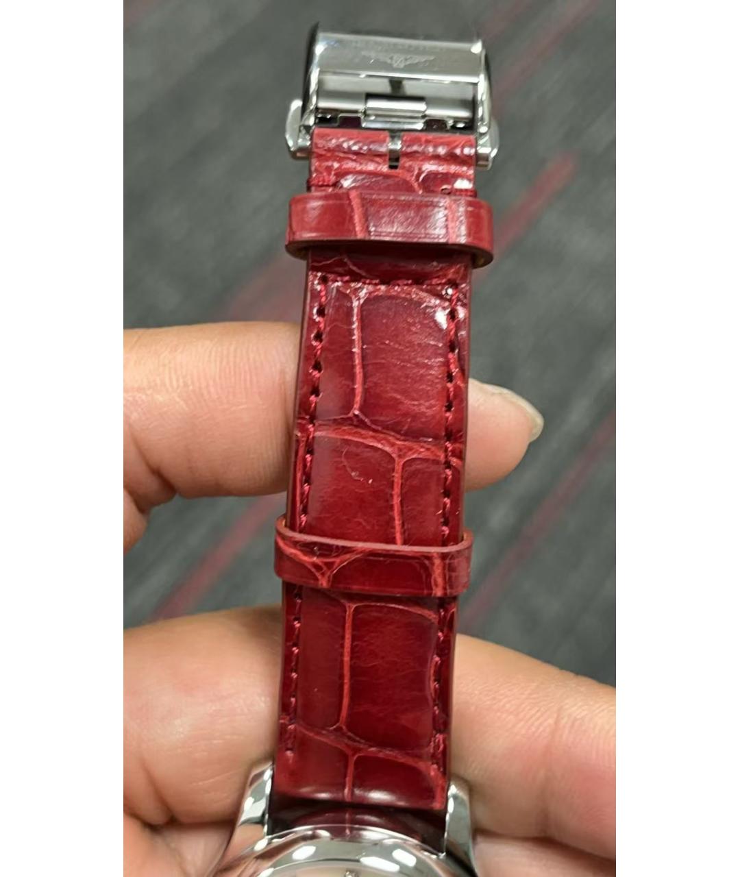 LONGINES Красные часы, фото 4