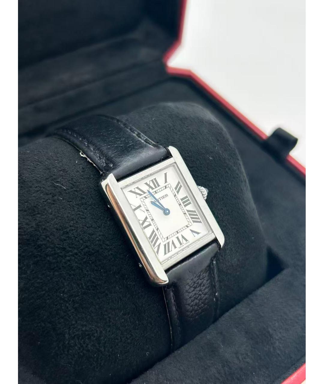 CARTIER Серебряные часы, фото 4