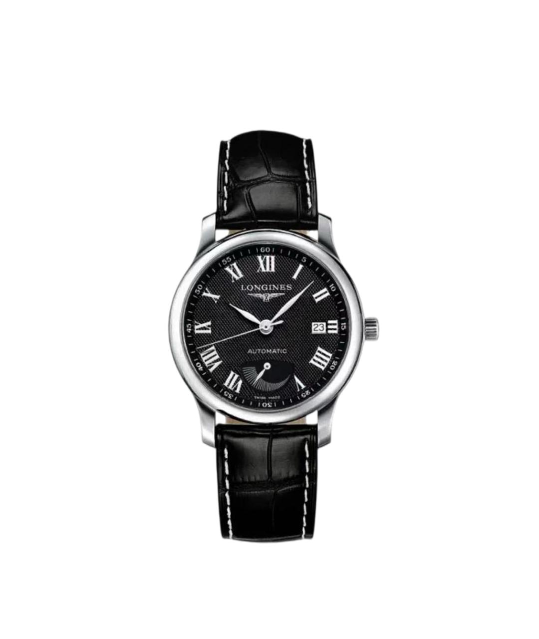 LONGINES Черные часы, фото 6