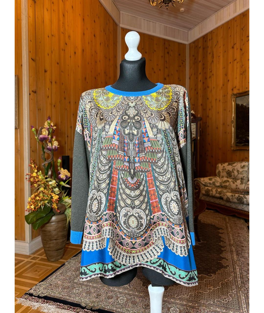 ETRO Мульти шерстяной джемпер / свитер, фото 2