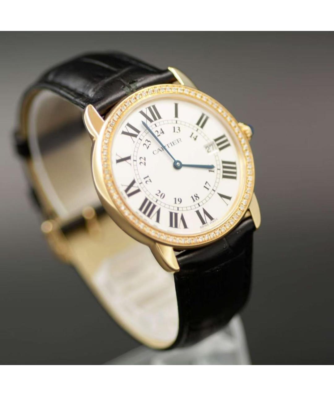 CARTIER Золотые часы из желтого золота, фото 4