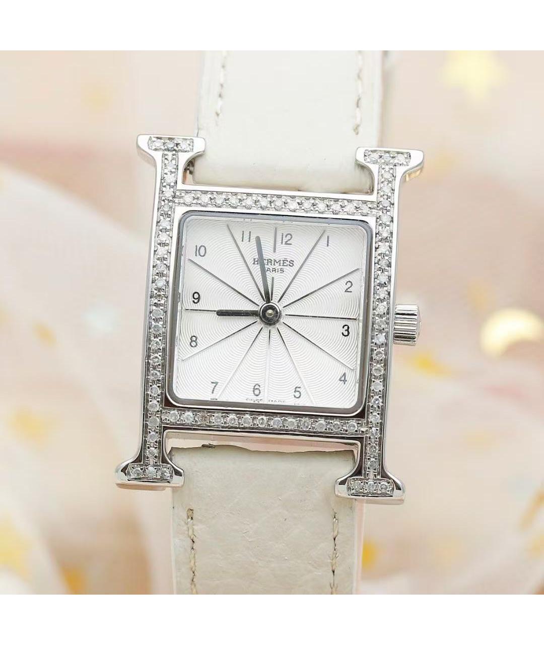 HERMES Серебряные часы, фото 3