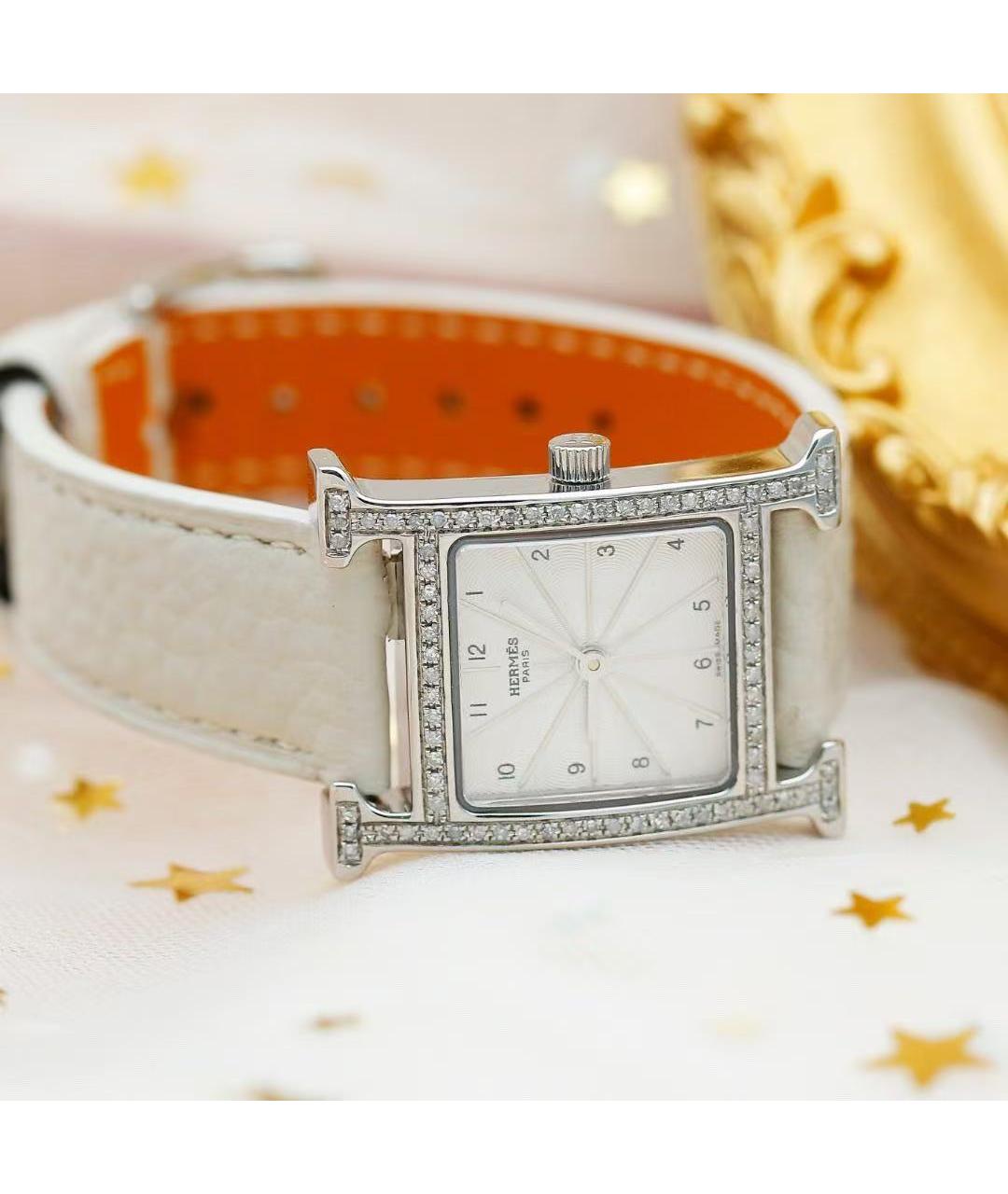 HERMES Серебряные часы, фото 5