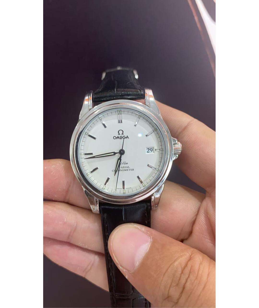 OMEGA Серебряные часы, фото 2