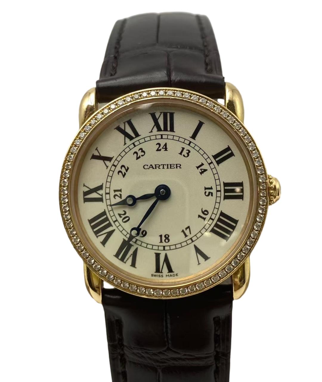 CARTIER Золотые часы из розового золота, фото 1