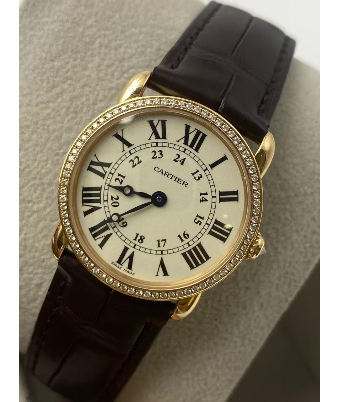 CARTIER Золотые часы из розового золота, фото 5