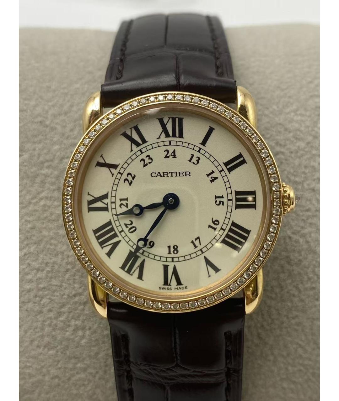 CARTIER Золотые часы из розового золота, фото 2