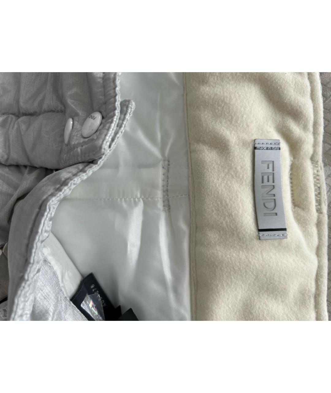 FENDI Серебрянный полиэстеровый спортивные костюмы, фото 4