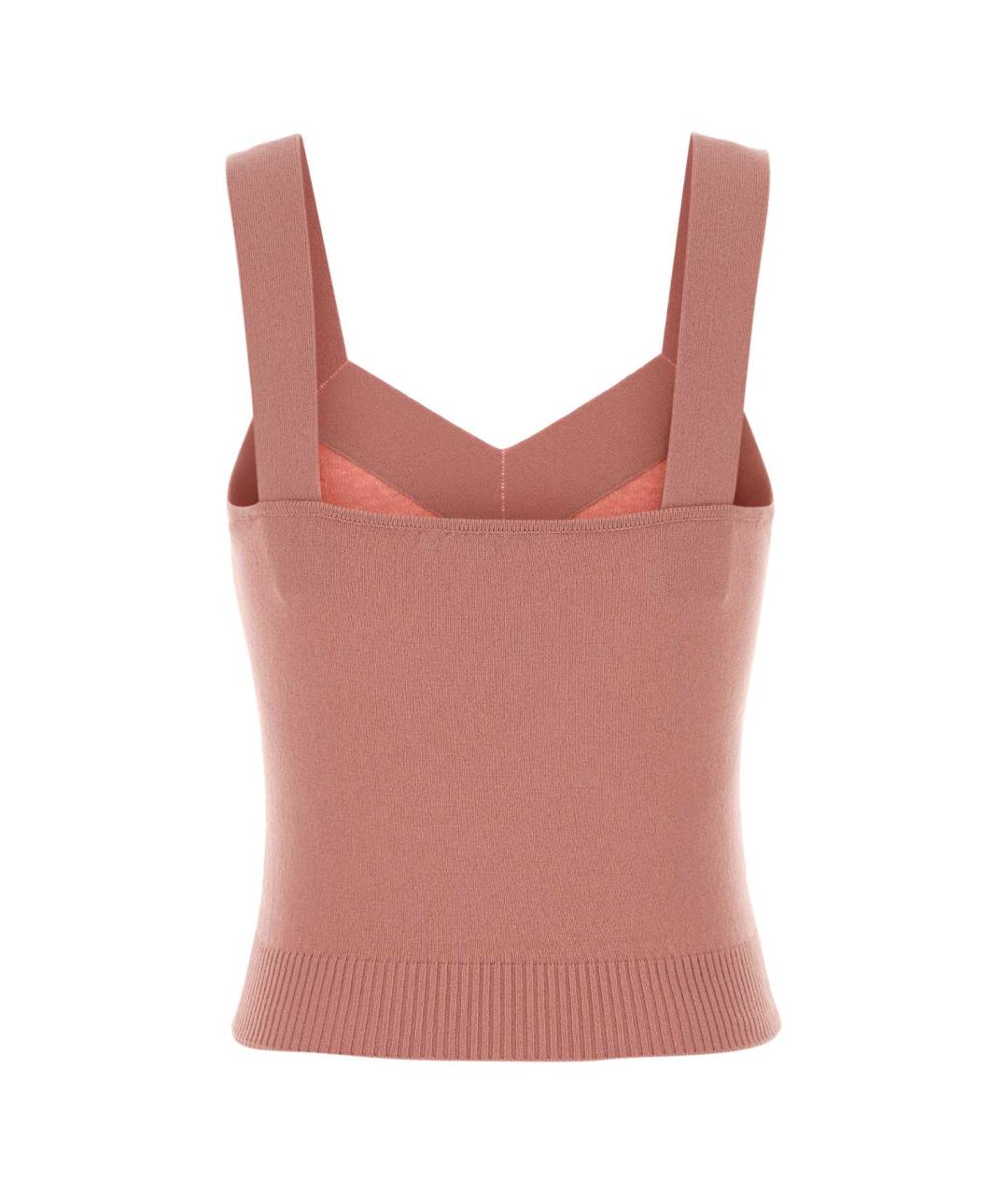 GIVENCHY Розовая шерстяная майка, фото 2