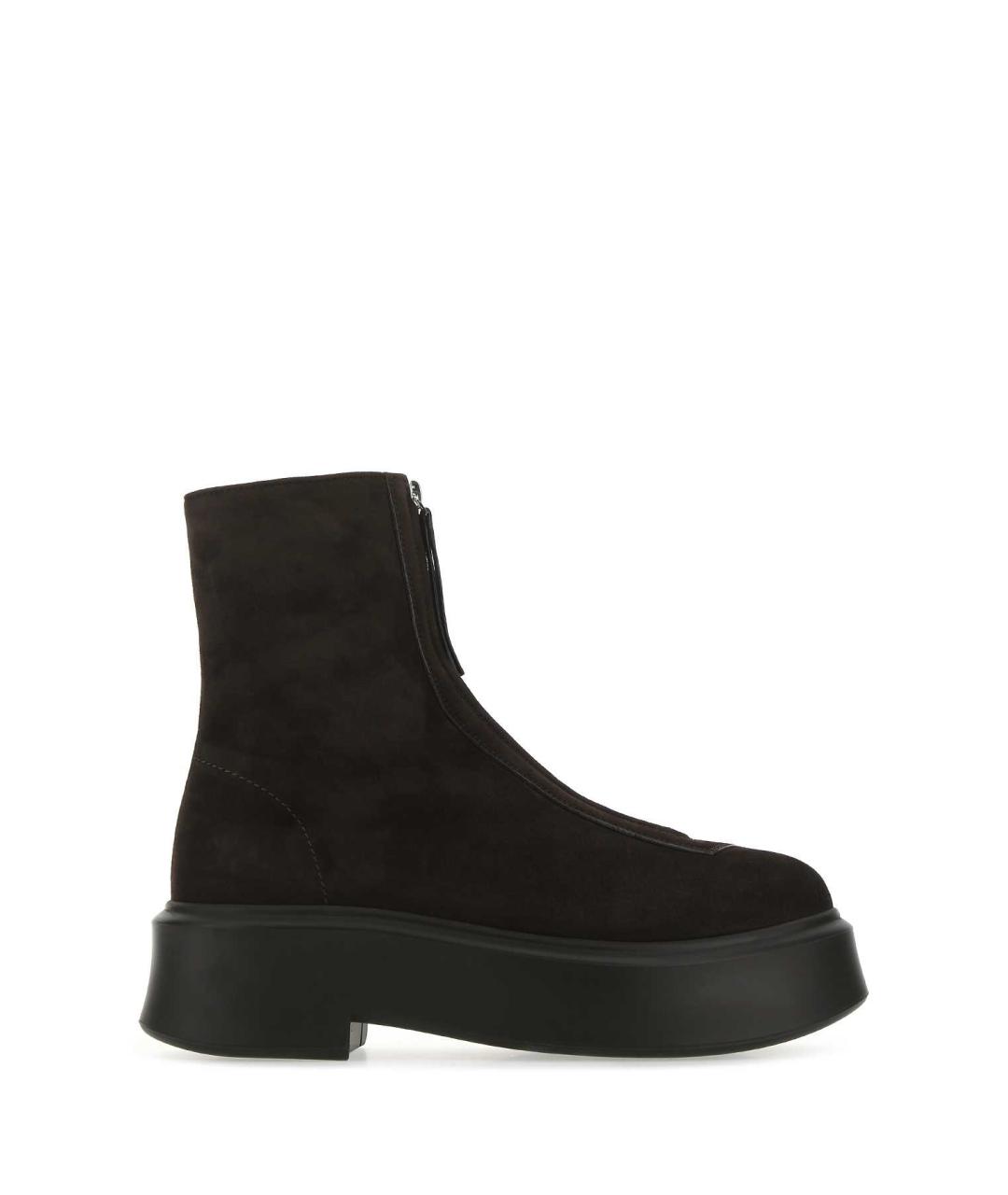 THE ROW Коричневые замшевые ботинки, фото 1