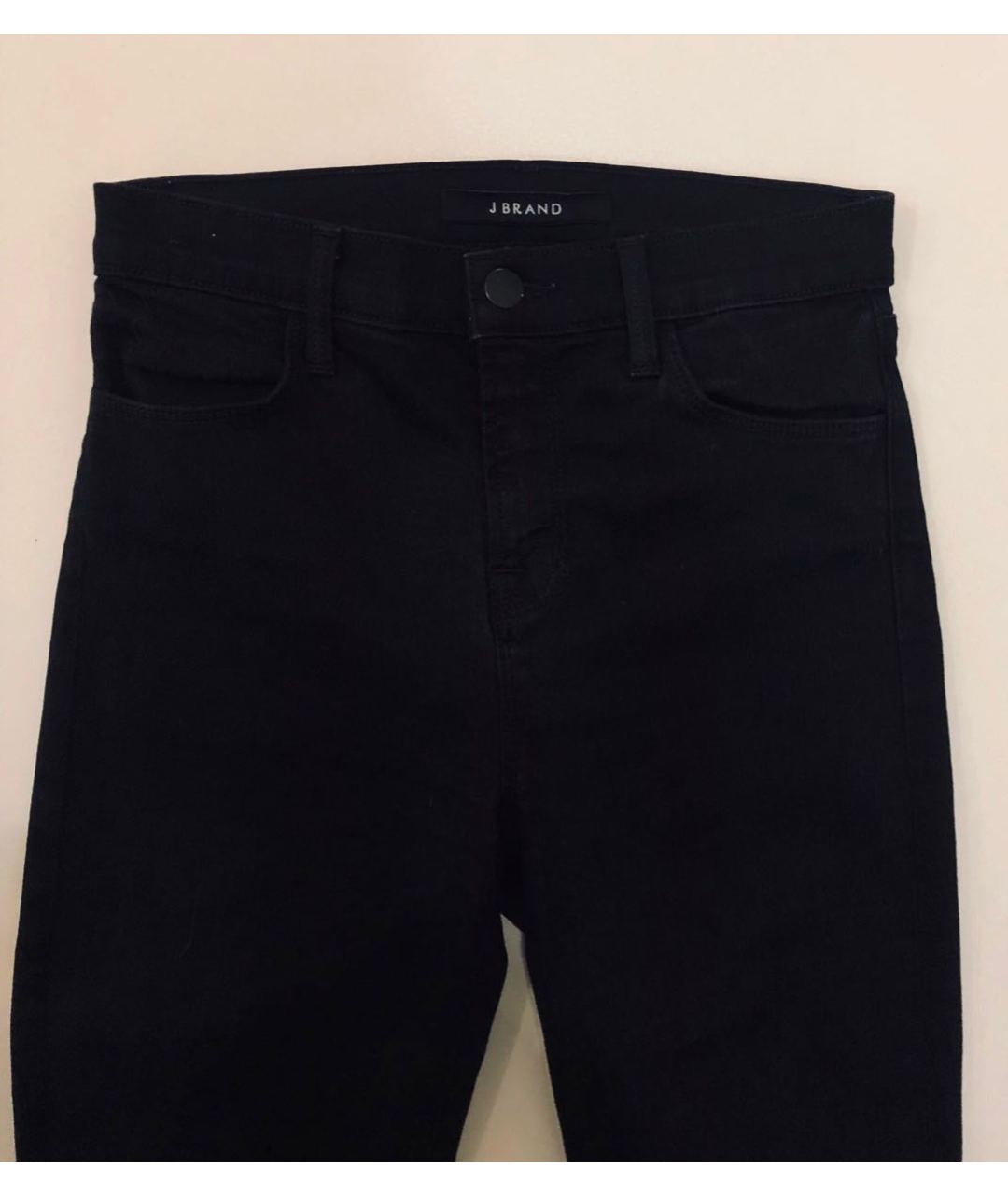 JBRAND Черные хлопко-эластановые джинсы слим, фото 5