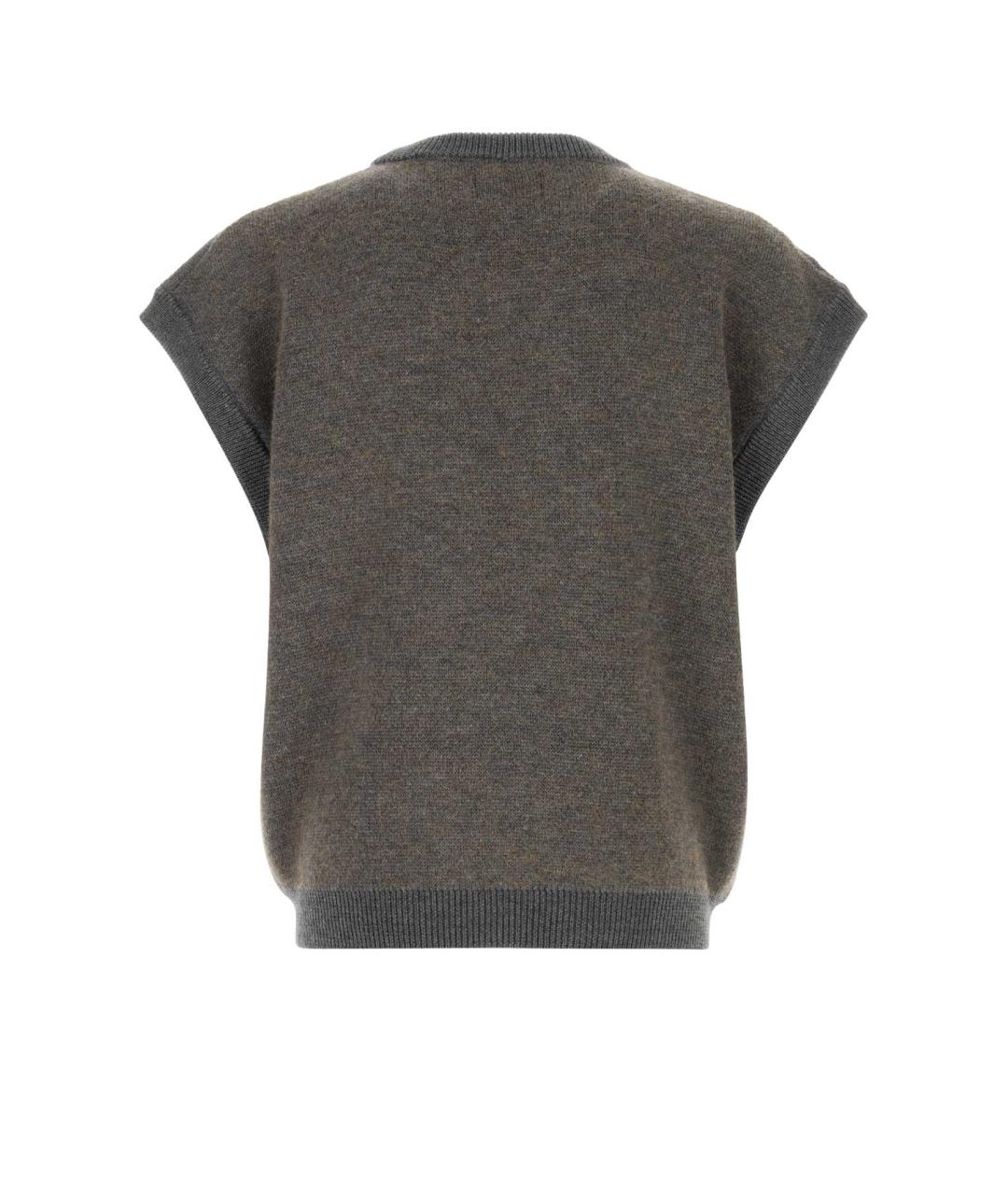 MAGLIANO Серая шерстяная жилетка, фото 2