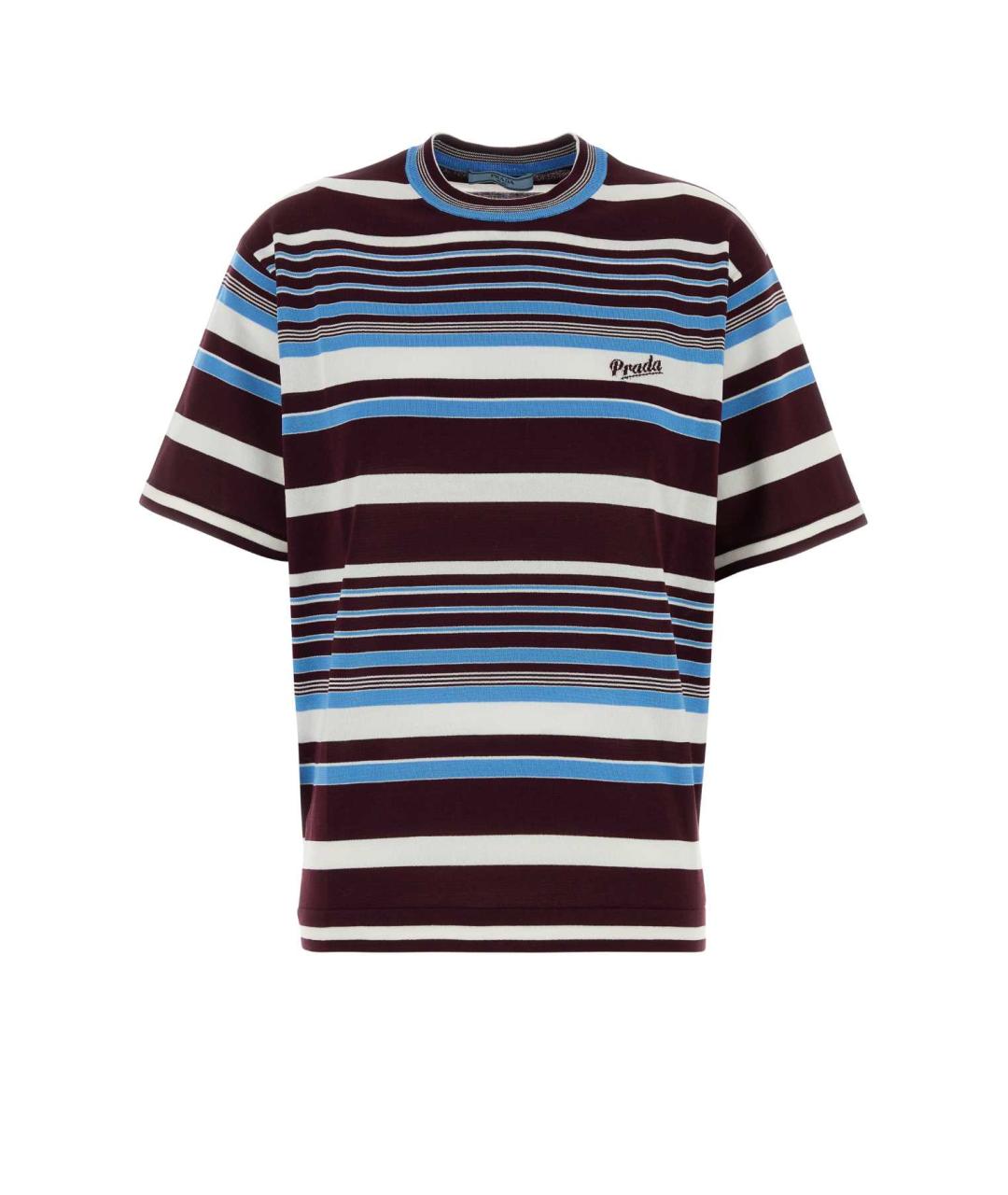 PRADA Мульти хлопковая футболка, фото 1