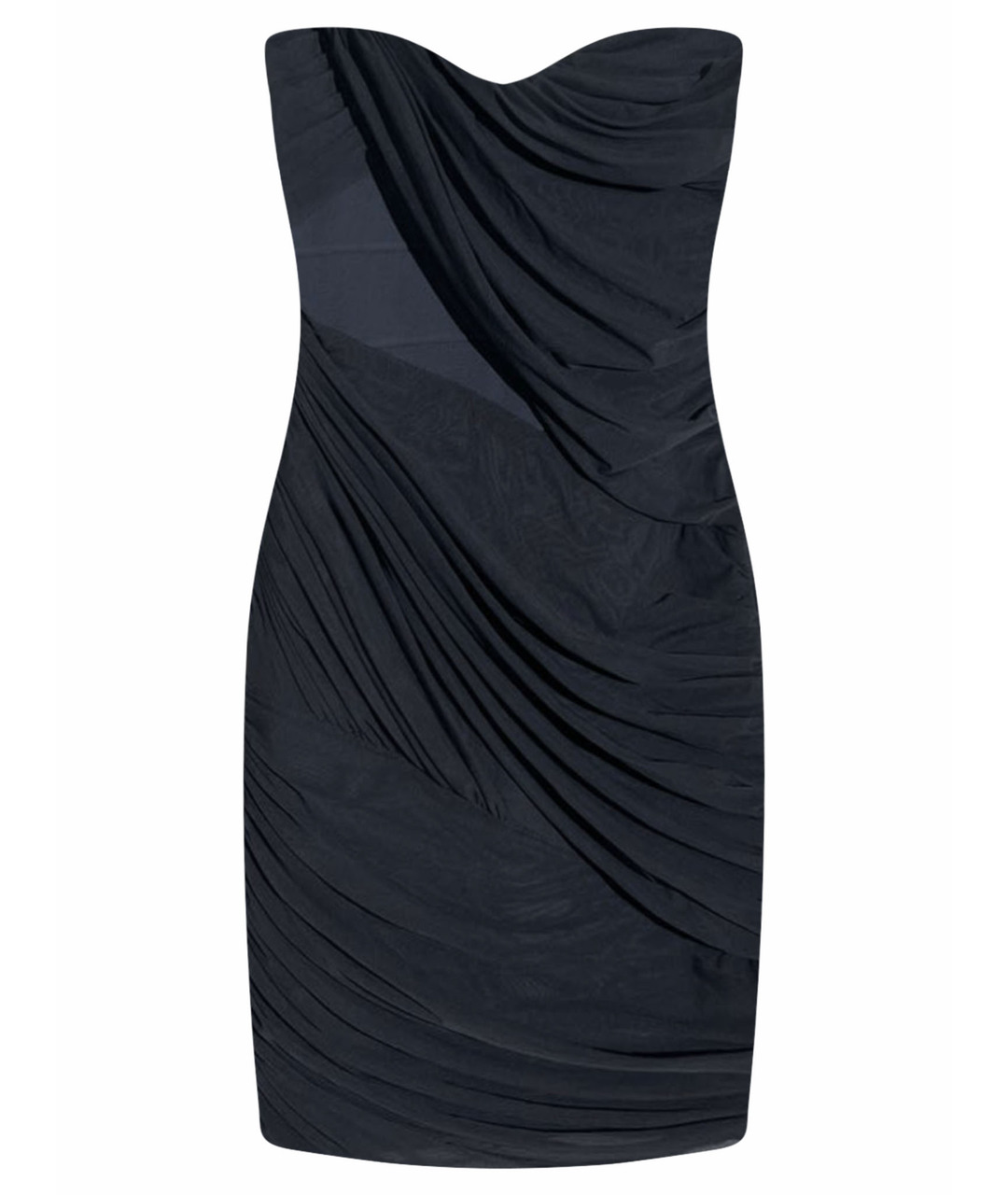 HERVE LEGER Темно-синее повседневное платье, фото 1