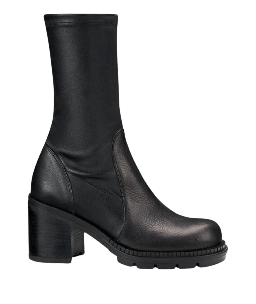 AGL Черные кожаные ботильоны, фото 1