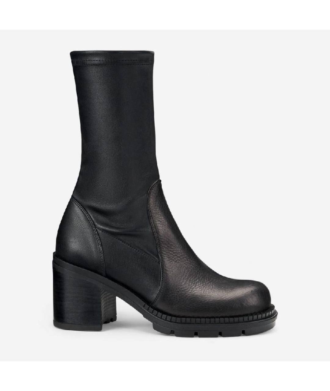 AGL Черные кожаные ботильоны, фото 7